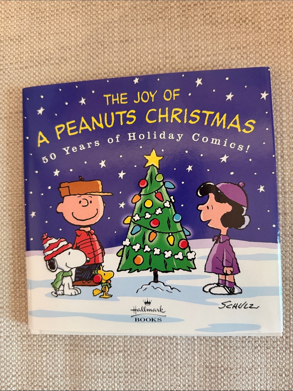 Hallmark The Joy Of A Peanuts  Christmas Book - 50 Years of Holiday Comics